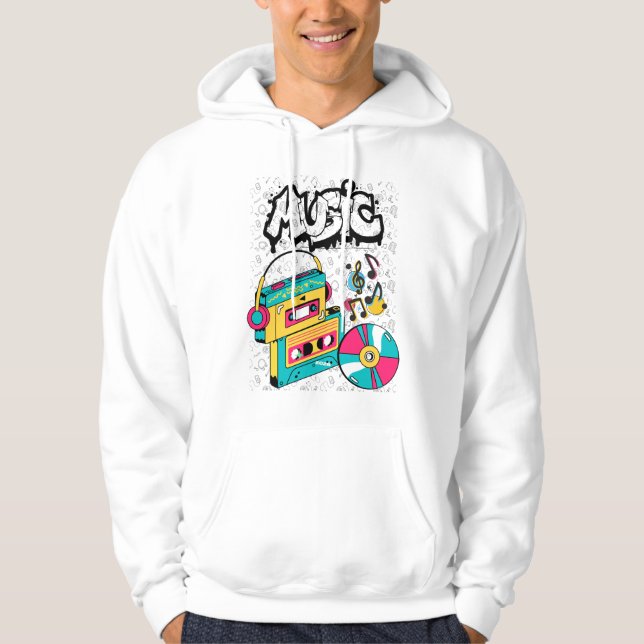 Sweat à capuche pour hommes (Devant)