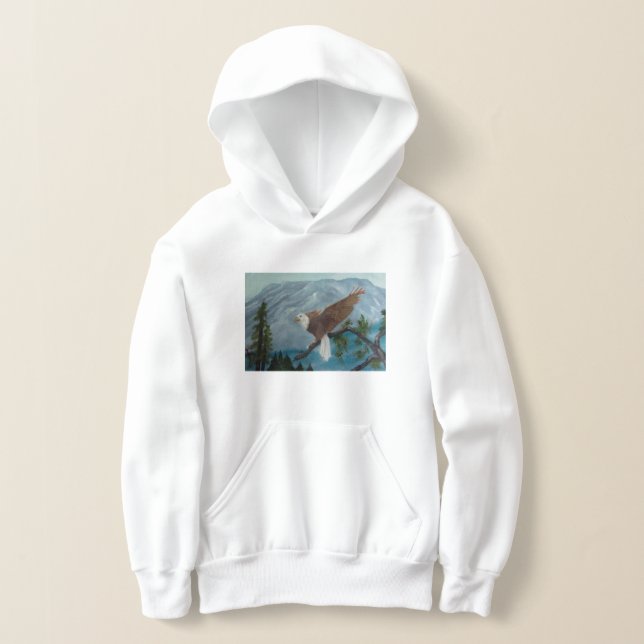 Sweat à capuche pour jeunes aigles (Poser)