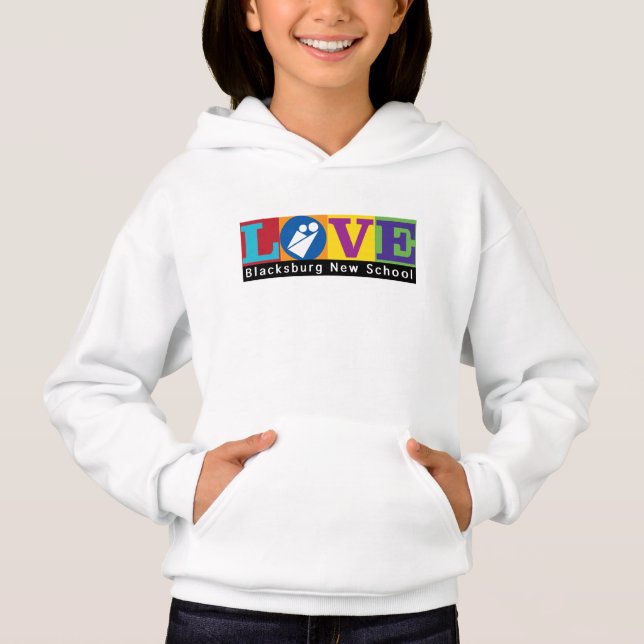 Sweat à capuche pour jeunes de la marchandise de l (Devant)