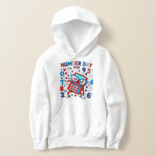 Sweat à capuche pour la Journée des nombres pour e