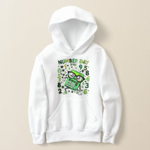 Sweat à capuche pour la Journée des nombres pour e