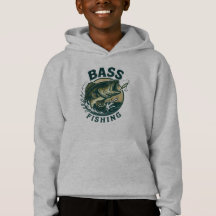 Sweat à capuche pour pêche au bass