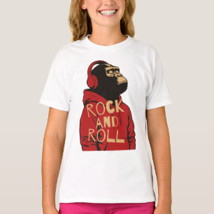 Sweat à capuche Rock And Roll Gorille