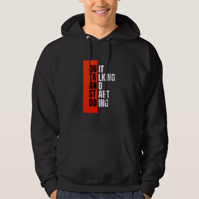 Sweat à capuche streetwear pour hommes (Devant)