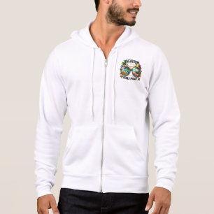 Sweat à capuche zip-up Vacances Feels Right États-