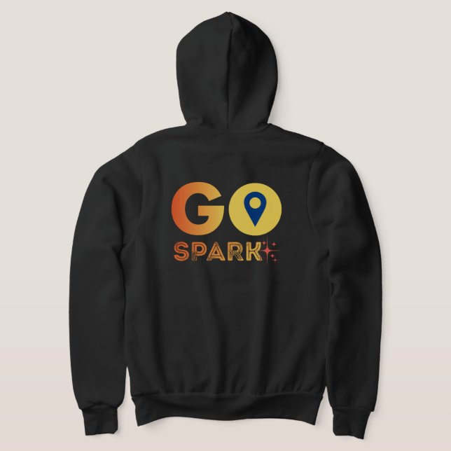 Sweat à capuche zipé pour hommes GoSpark (Couchage Retour)