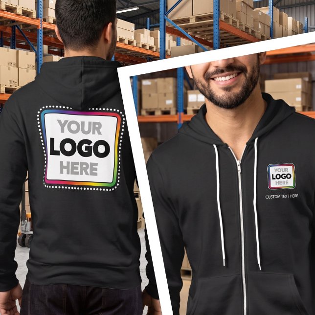 Sweat à capuche zippé avec logo d'entreprise - Imp (Créateur téléchargé)