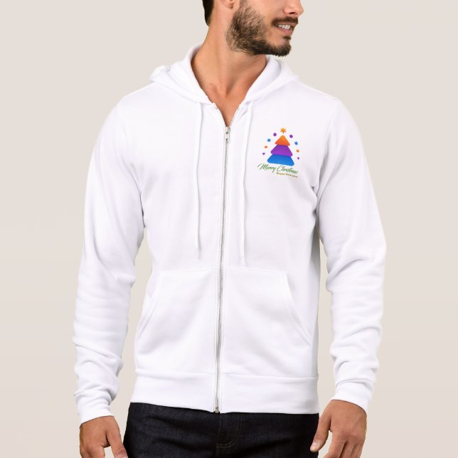 Sweat à capuche zippé Freefit Adulte | Coupe relax (Devant)