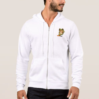 Sweat à capuche zippé pour adultes Lucky Frog Golf