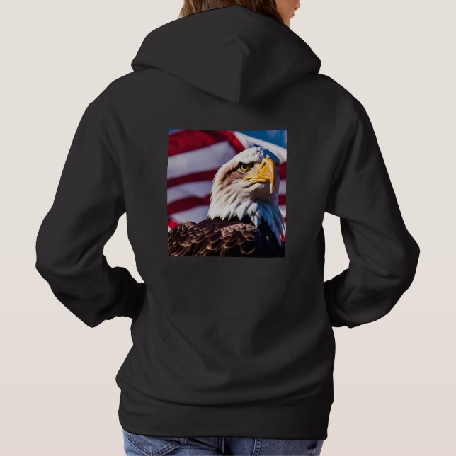 Sweat à capuchon Xén Aigle royal (Dos)