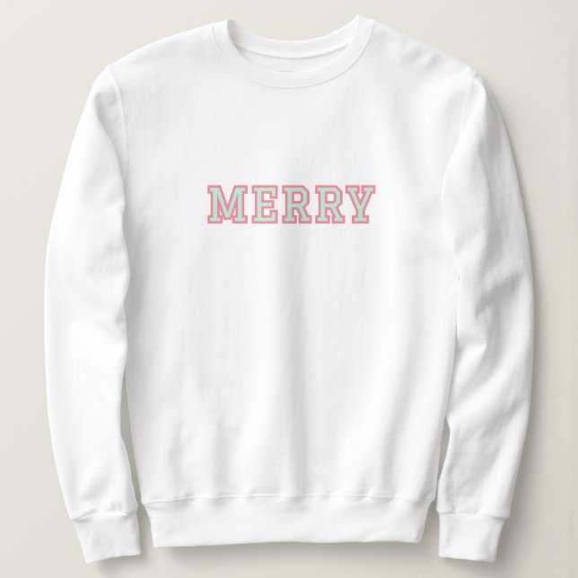 Sweat de Noël de Merry College (Design devant)