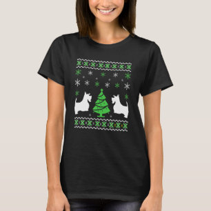 Sweat de Noël écossais mignon pour Noël de chien