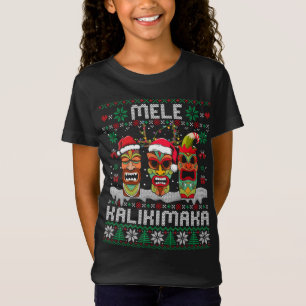 Sweat de Noël moche Mele Kalikimaka Xm hawaïen
