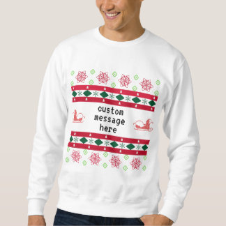 Sweat de Noël moche personnalisé