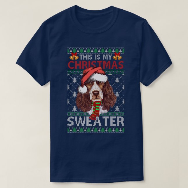 Sweat de Noël Père Noël Springer anglais (Design devant)