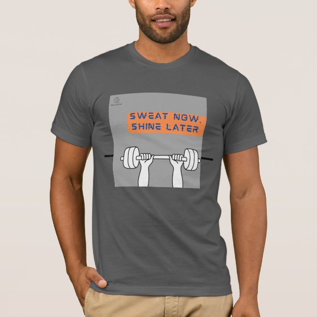 Sweat Now, Shine Ultérieurement - Witty Workout Te (Devant)