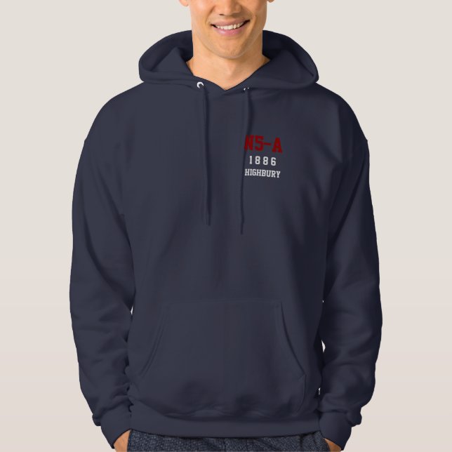 Sweat - shirt à capuche 1886 de N5-A Highbury (Devant)