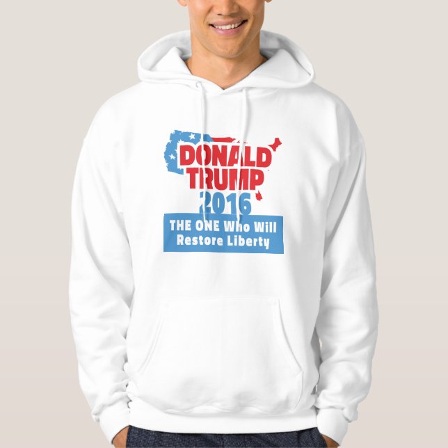 Sweat - shirt à capuche 2016 de Donald Trump (Devant)