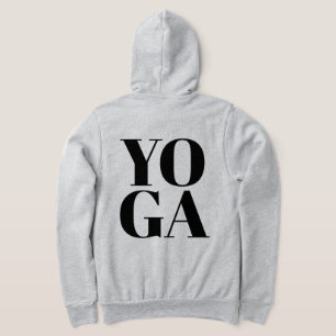 Sweat - shirt à capuche à fermeture éclair YOGA po