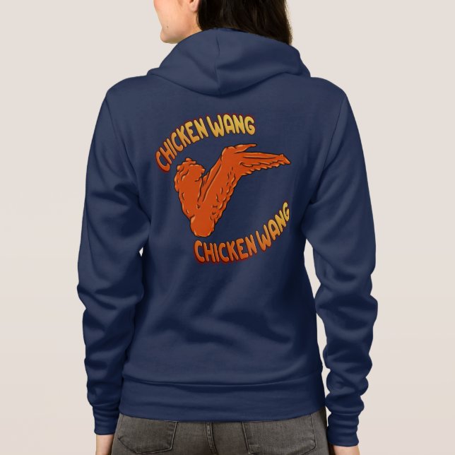 Sweat - shirt à capuche à pleine zip Bella+Canvas (Dos)
