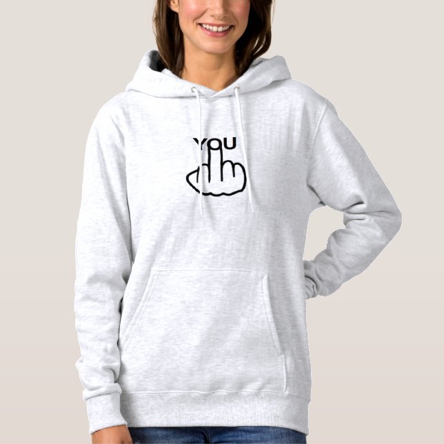 Sweat - shirt à capuche à retourner (Devant)