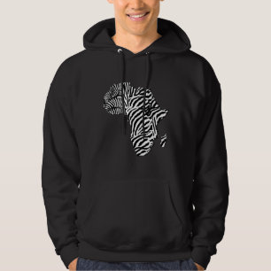 Sweat - shirt à capuche africain de carte de