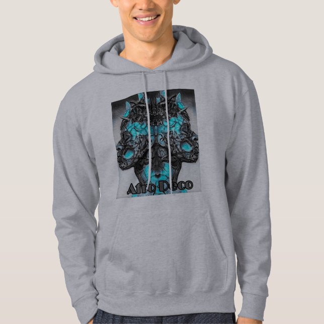 SWEAT - SHIRT À CAPUCHE AFRO DE DECO (Devant)