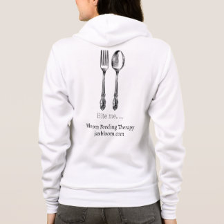 sweat - shirt à capuche alimentaire "Bite me"