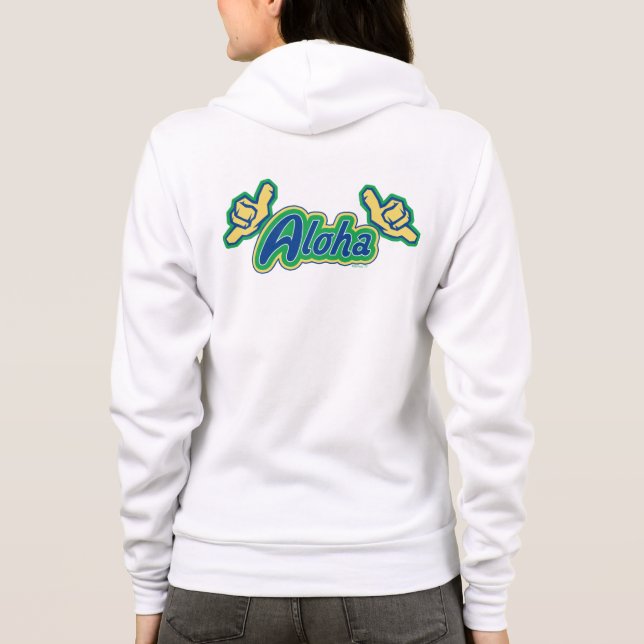 Sweat - shirt à capuche Aloha (Dos)