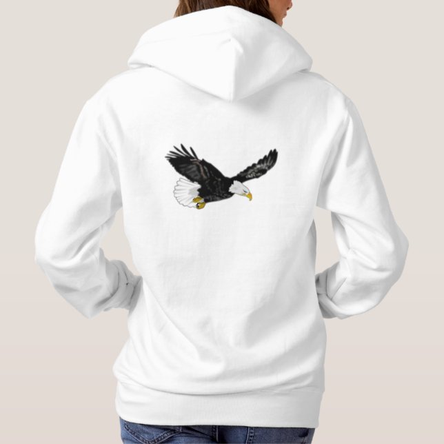 Sweat - shirt à capuche américain de l'aigle (Dos)