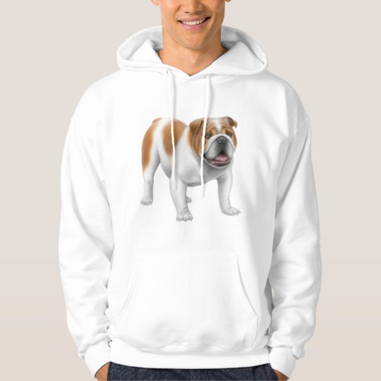 Sweat - shirt à capuche anglais de bouledogue