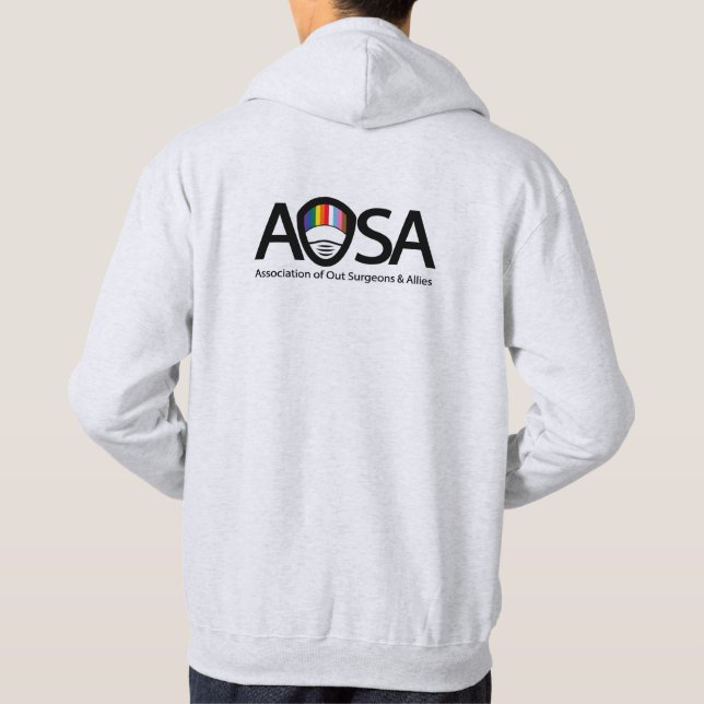 Sweat - shirt à capuche AOSA (avant et arrière) (Dos)