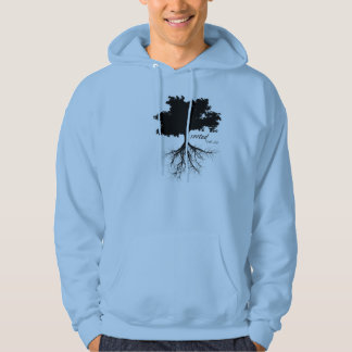 Sweat - shirt à capuche (arbre avec des racines)