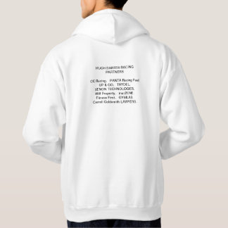 Sweat - shirt à capuche avec les sponsors