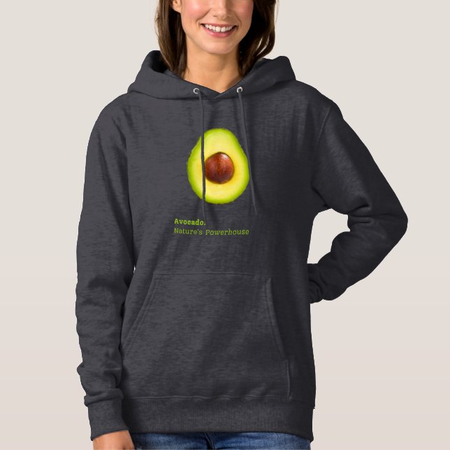 Sweat - shirt à capuche Avocado pour femme (Devant)