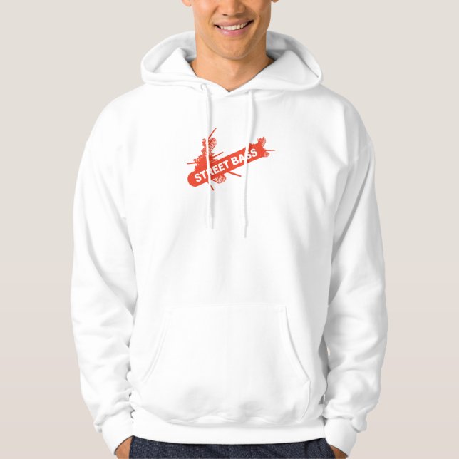 Sweat - shirt à capuche bas de réservoirs de rue (Devant)