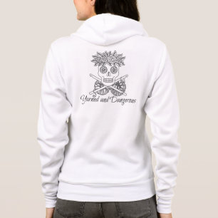 Sweat - shirt à capuche bavardé et dangereux de