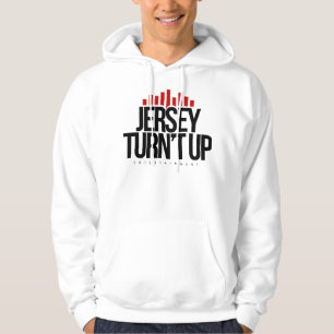 Sweat - shirt à capuche blanc avec la conception