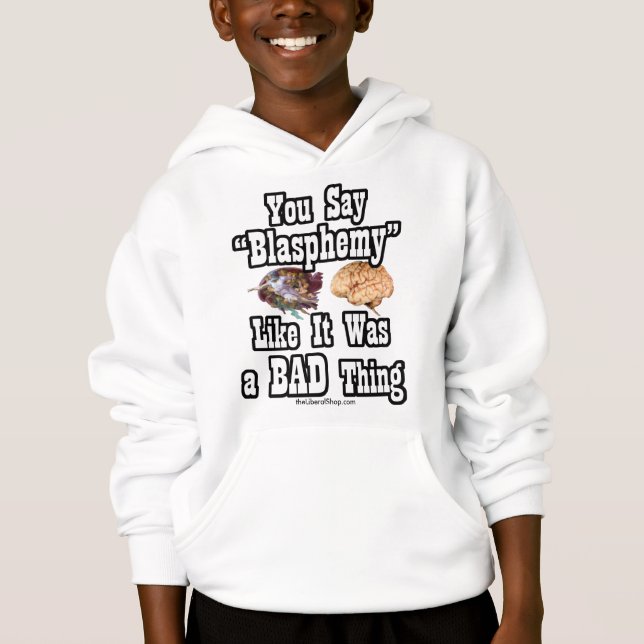 Sweat-shirt à capuche Blasphemy Kids (Devant)