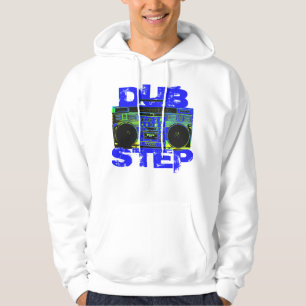 Sweat - shirt à capuche bleu de Dubstep Boombox
