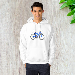 Sweat - shirt à capuche Blue Bicycle Mens