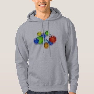 Sweat - shirt à capuche - Bulles colorées