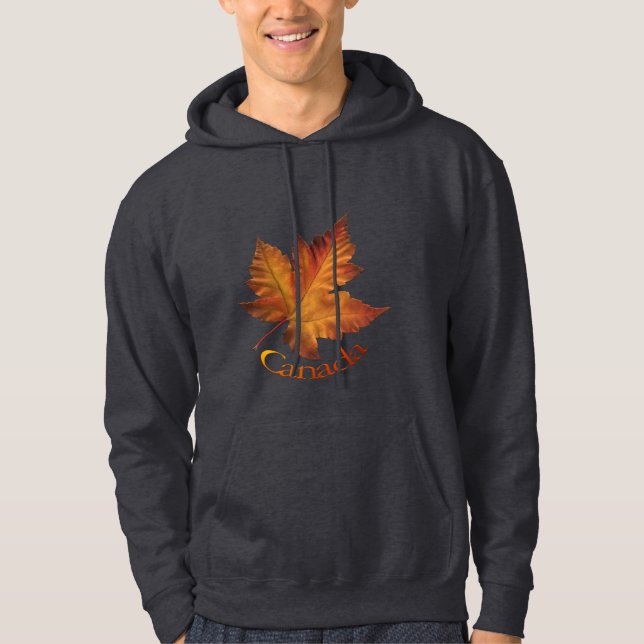 Sweat - shirt à capuche Canada Feuille d'érable Sw (Devant)