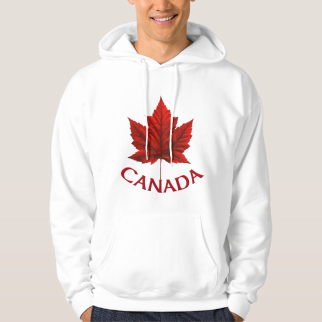 Sweat - shirt à capuche Canada Feuille d'érable Sw (Devant)