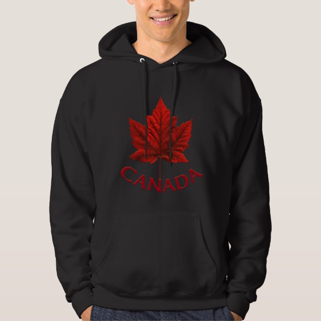 Sweat - shirt à capuche Canada Feuille d'érable Sw (Devant)