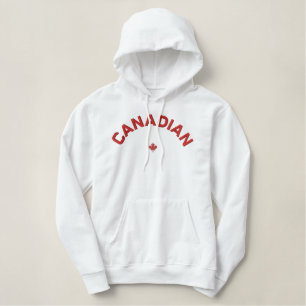 Sweat - shirt à capuche canadien - Feuille d'érabl