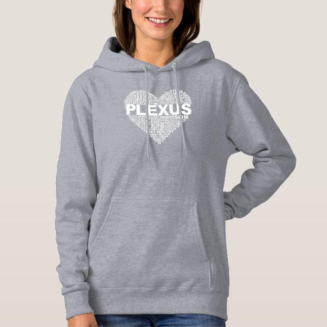 Sweat - shirt à capuche cardiaque Plexus (Devant)