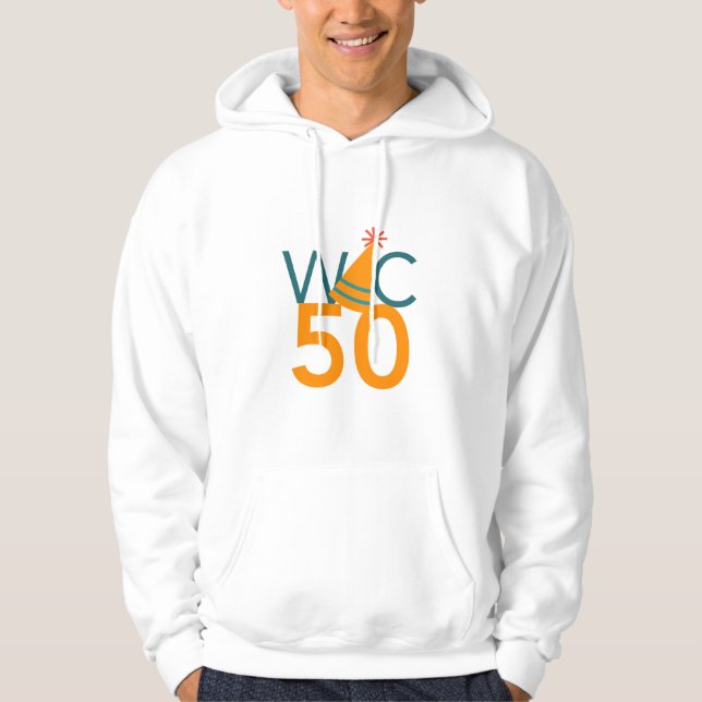 Sweat - shirt à capuche Casquette du WIC50e parti (Devant)