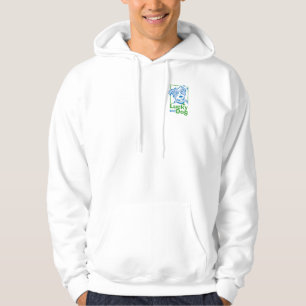 Sweat - shirt à capuche chanceux du chien des