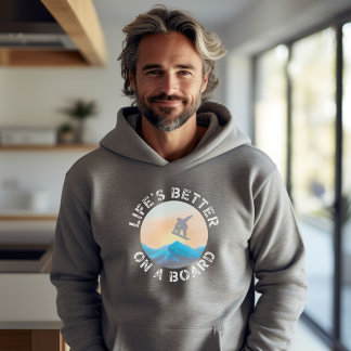 sweat - shirt à capuche cool de snowboard sweatshi